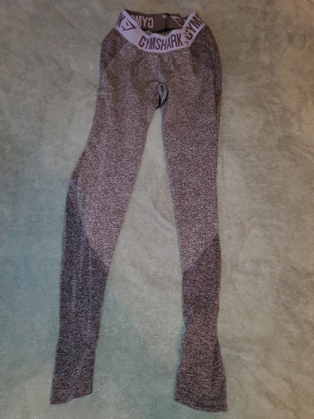 Gymshark Heather Purple Seamless High-Rise Leggings